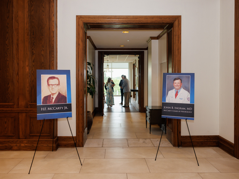 Ingram is the most recent recipient of the 41-year-old endowed McCarty Chair of Neurology.