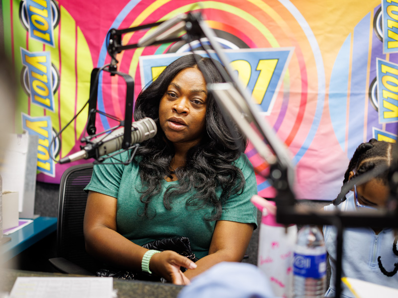 Jessica Carter and her daughter Lindsey Lee speak about the difference the children's hospital has made at the 25th Mississippi Miracles Radiothon.