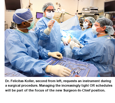 UMMC physicians in an operating room
