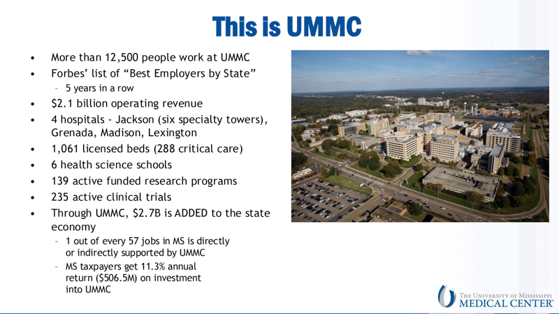 This is UMMC graphic
