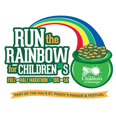 Run the Rainbow for Children's Half Marathon, 10k and 5k logo