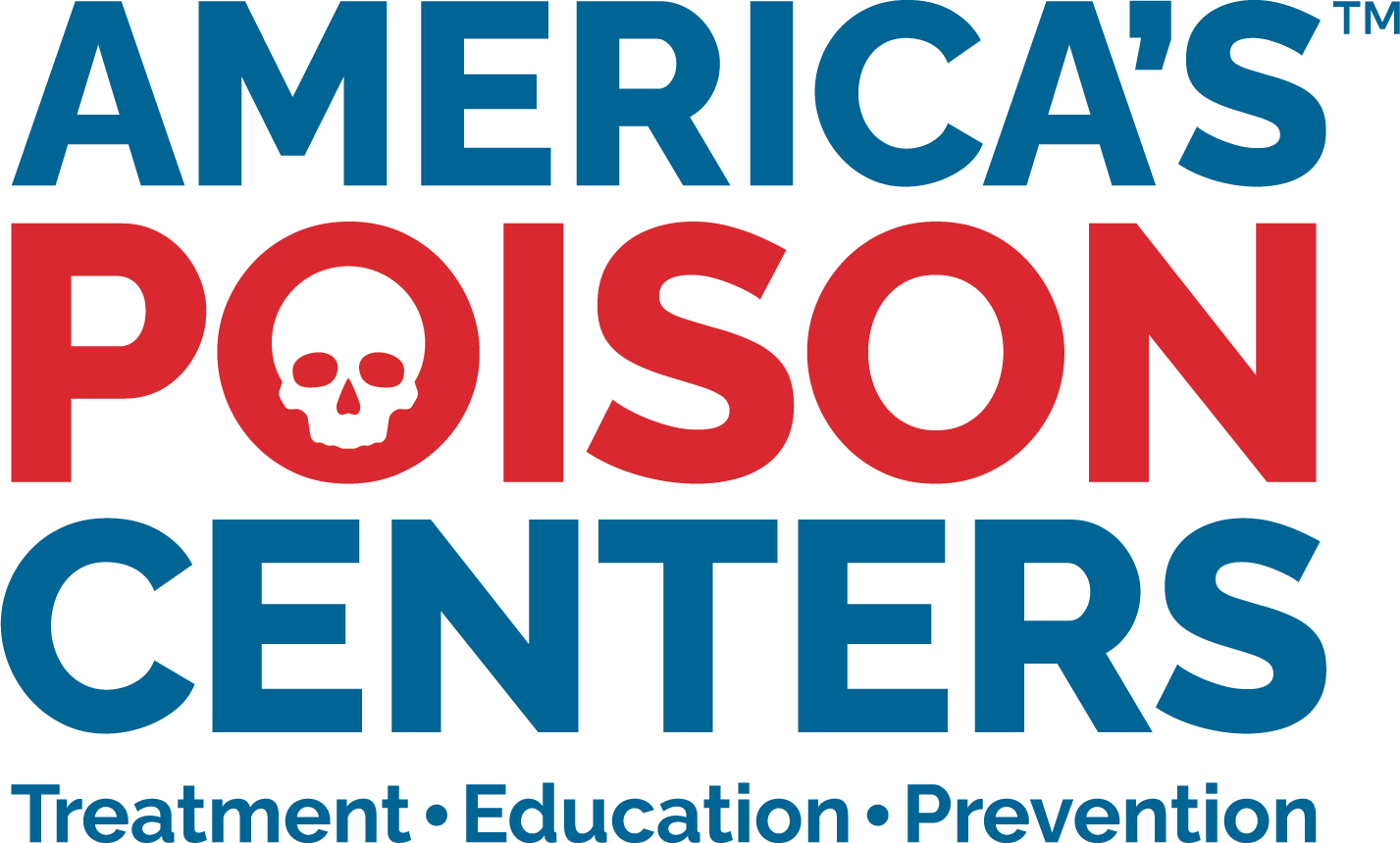 America's Poison Centers Logo with tagline of Treatment, Education, Prevention. A skull icon is in the center of the first O in Poison.