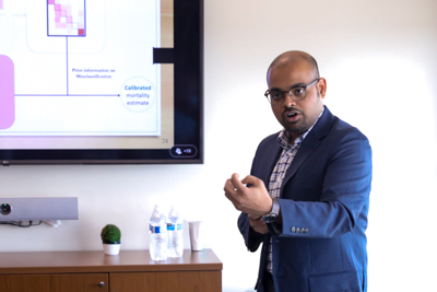 Dr. Sandipan Pramanik leads a Biostatistics and Data Science Seminar Series