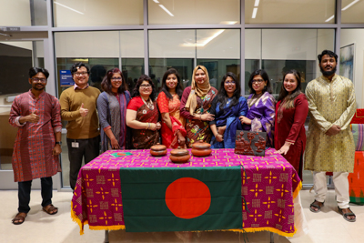 Some of the attendees of the Cultural Potluck