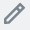 Gray outlined pencil icon.