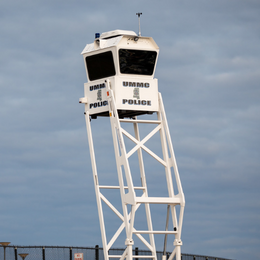 The UMMC Police Department has deployed an observation tower in the Stadium Lot.