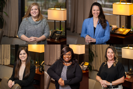 Top row, L-R: Brian Rutledge, Rebecca Glenn, April Nutt Giavotella. Bottom row, L-R: Morgan Sandifer, Heather Griffith, Fancy Cleveland.