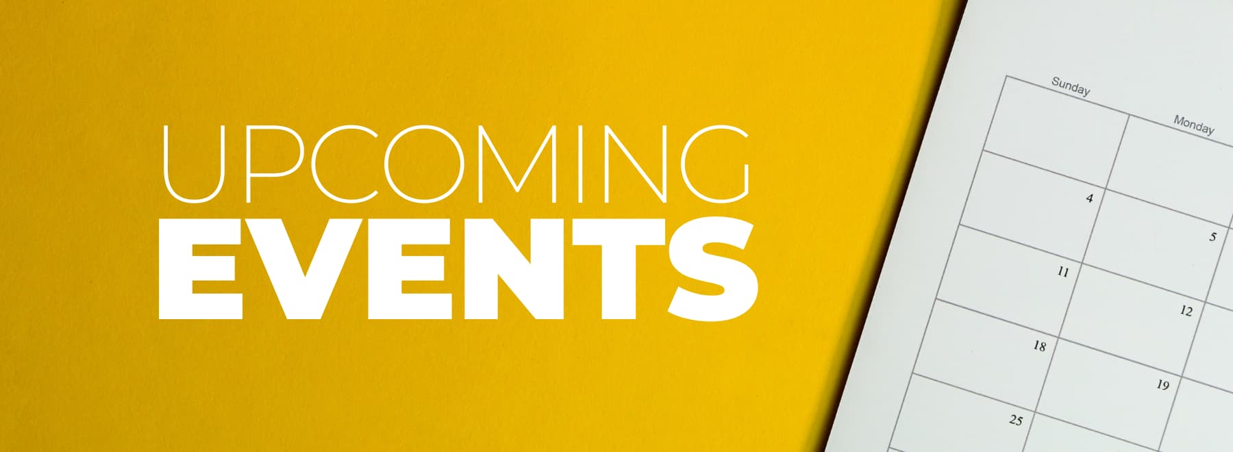 Upcoming events