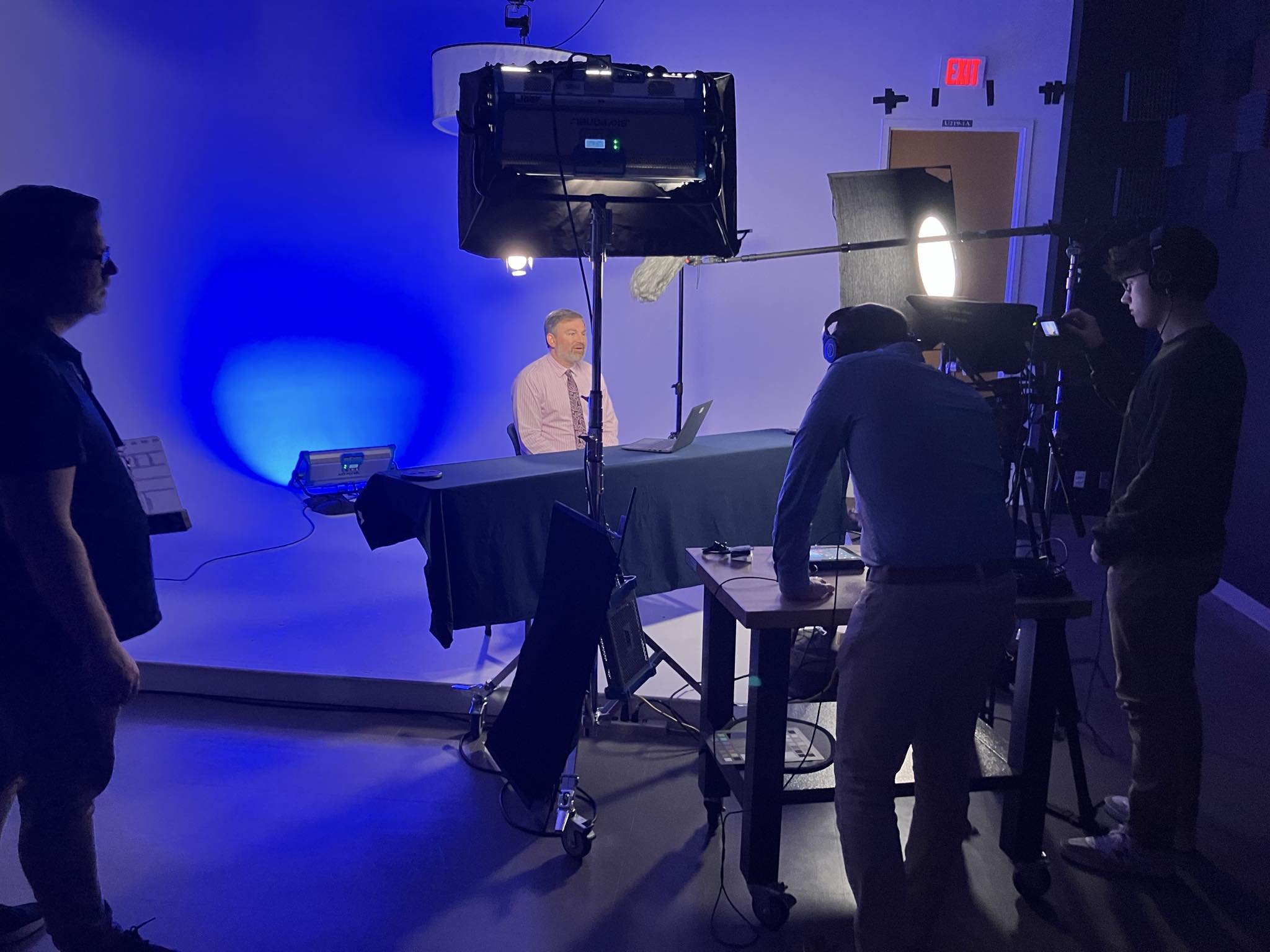 Dr. Danny Burgess, associate professor of psychiatry, is among the Survivor University experts who filmed presentations this month at UMMC.