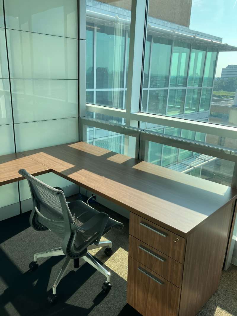 New carrels give students and researchers at CCRI a quiet place to work.