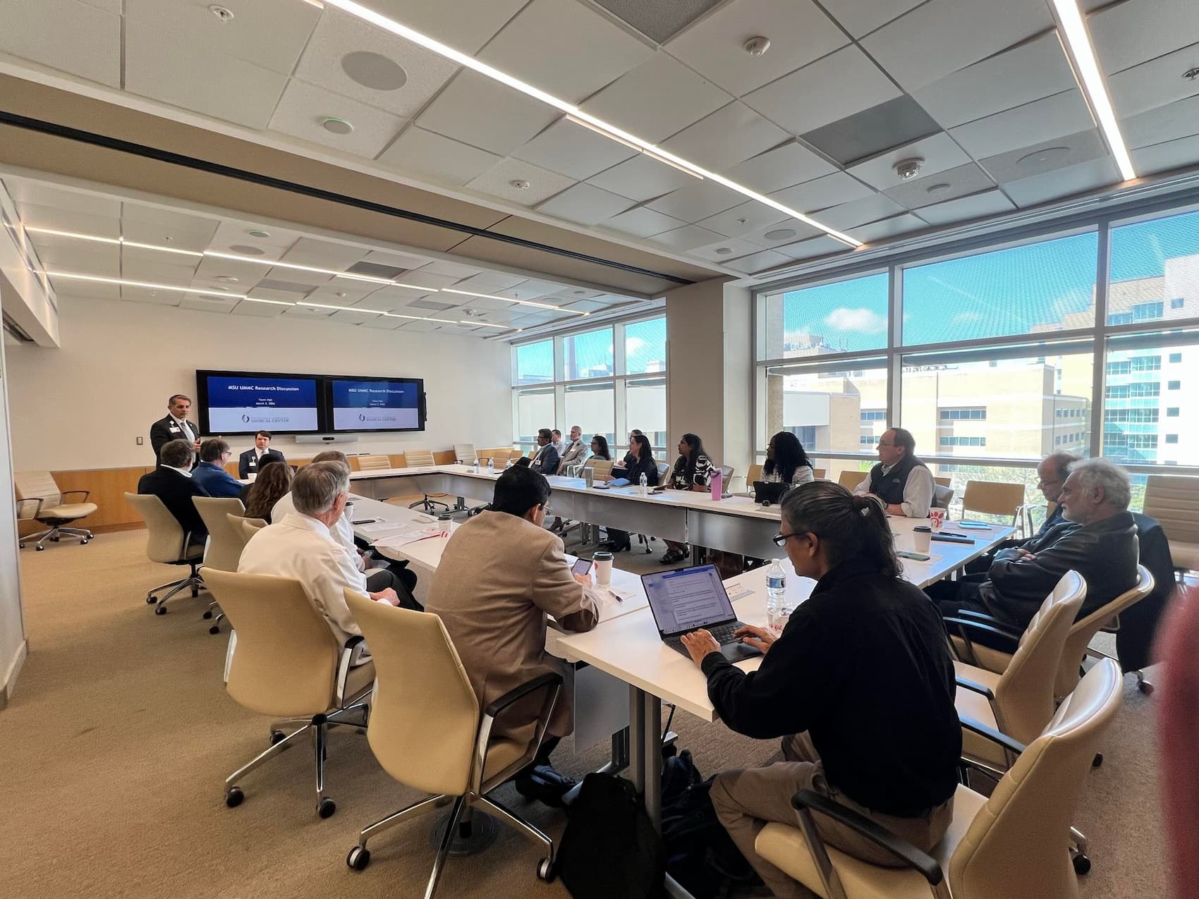 CCRI welcomed the Mississippi State University College of Veterinary Medicine for a tour and discussion of collaboration.