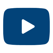 YouTube Play Button Blue