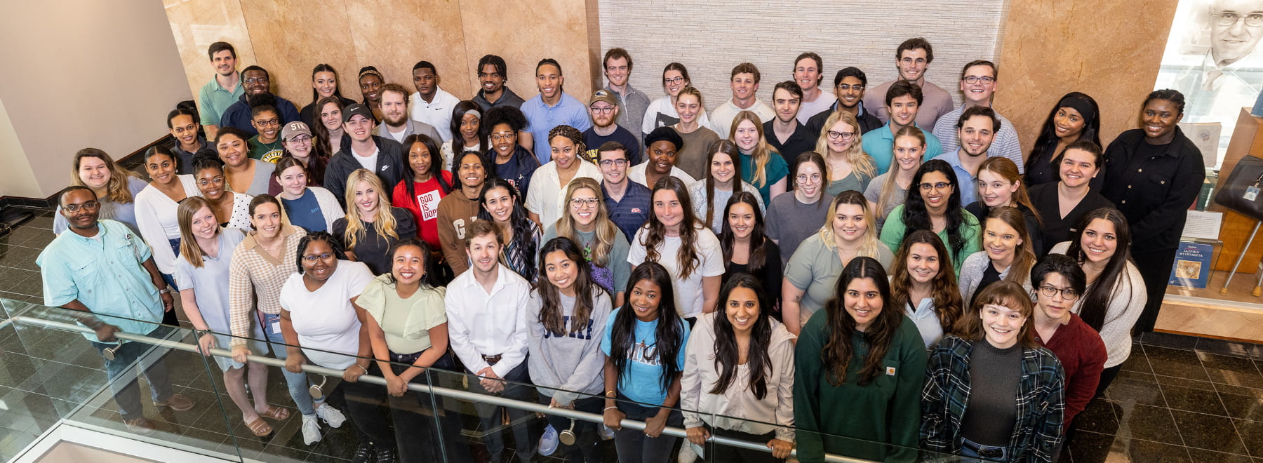 group photo of biomedical sciences students