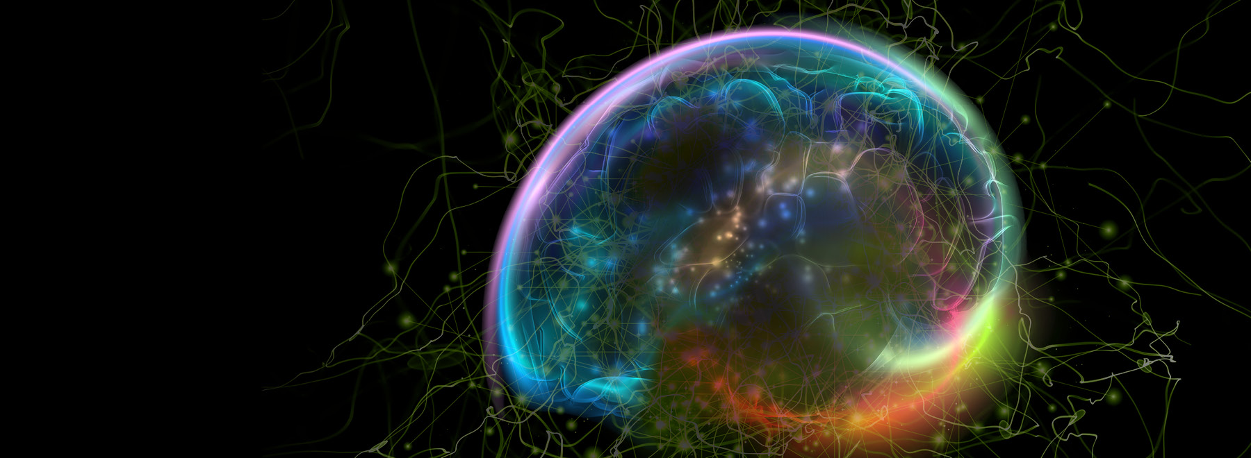Magnetic resonance image of brain.