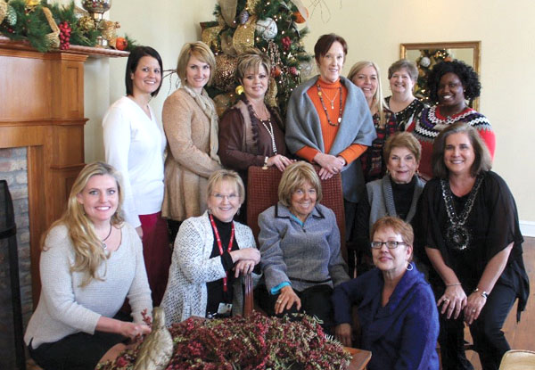 Dental hygiene faculty and staff enjoy socializing during the holidays.