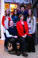 Dr. LouAnn Woodward and husband Jon Woodward gathered with their children for this recent family portrait. They are, from left, Olivia, Julianna, Jack and Laura Leigh.