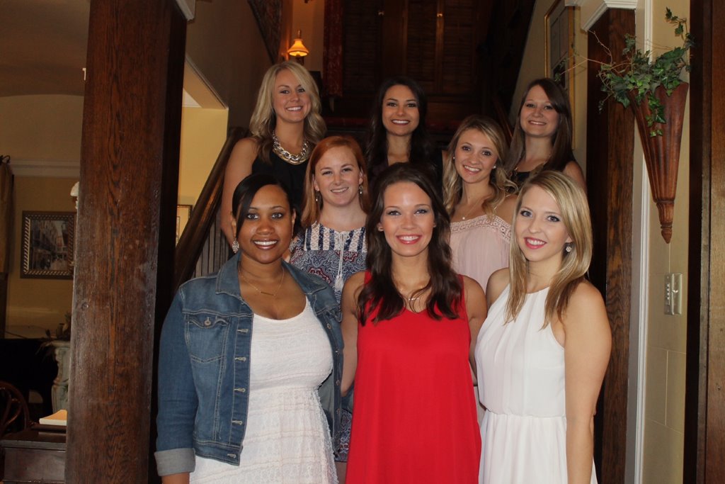 MRI and NMT students achieving perfect pass rates include, front row from left, Jalyssa Steele (NMT), Kaitlyn Caston (MRI) and Mary Beth Croisdale (NMT); second row from left, Molly Koon (MRI) and Cayla Coleman (NMT); and back row from left, Misty Richard (NMT), Whitney Waits (MRI) and Amy Craft (NMT)