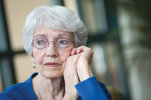 Sharlene McLemore, 82, of Madison, one of Dr. Mark Meeks' patients, says geriatricians are more likely to be familiar with the needs of people her age.