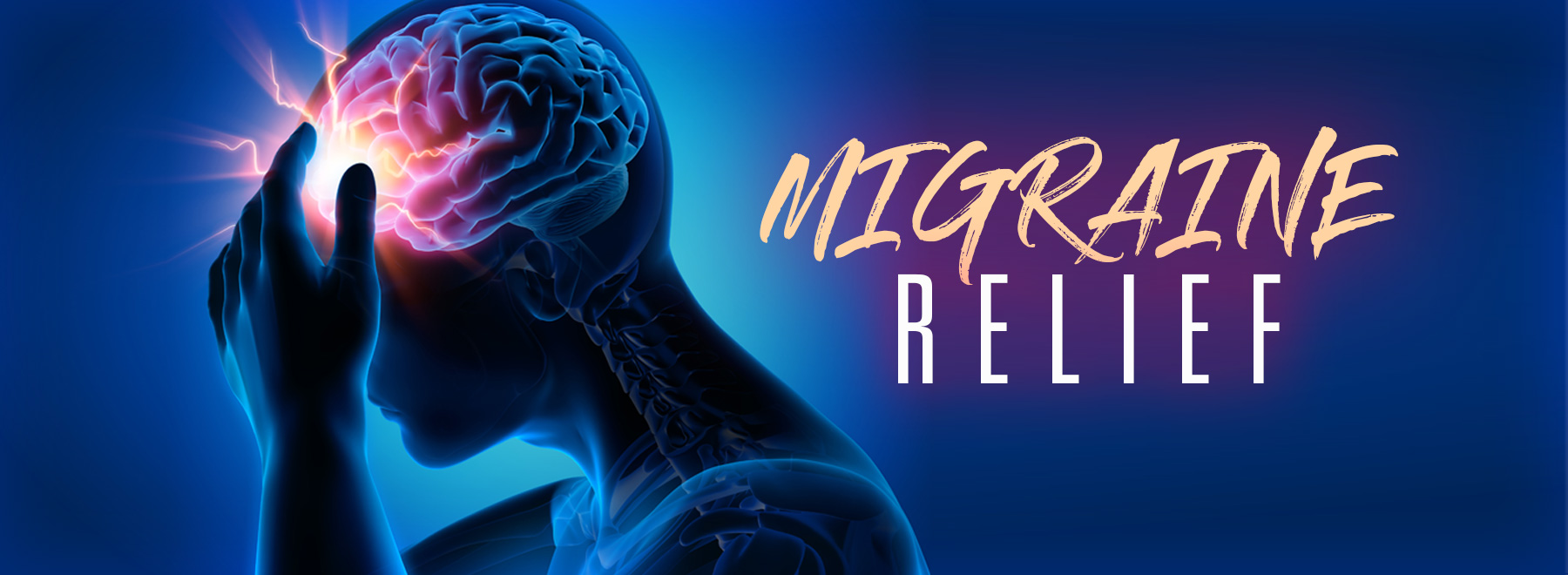 X-ray of Migraine with title migraine relief