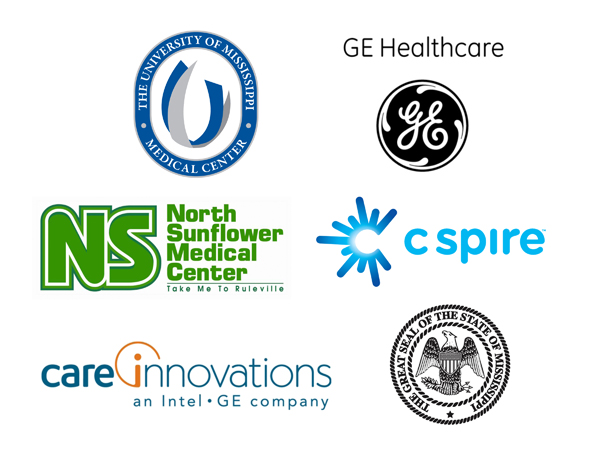 Network partners: UMMC, GE Healthcare, North Sunflower Medical Center, C Spire, Intel-GE Care Innovations and the State of Mississippi