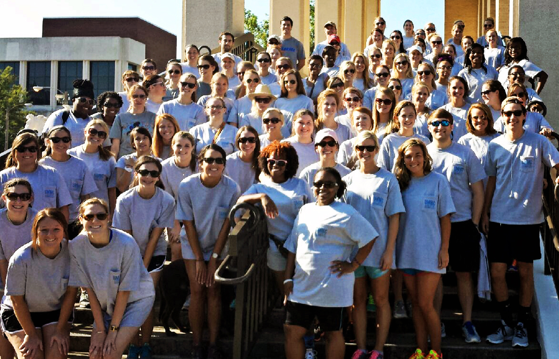 School of Nursing team at 2013 Alzheimer's Association walk