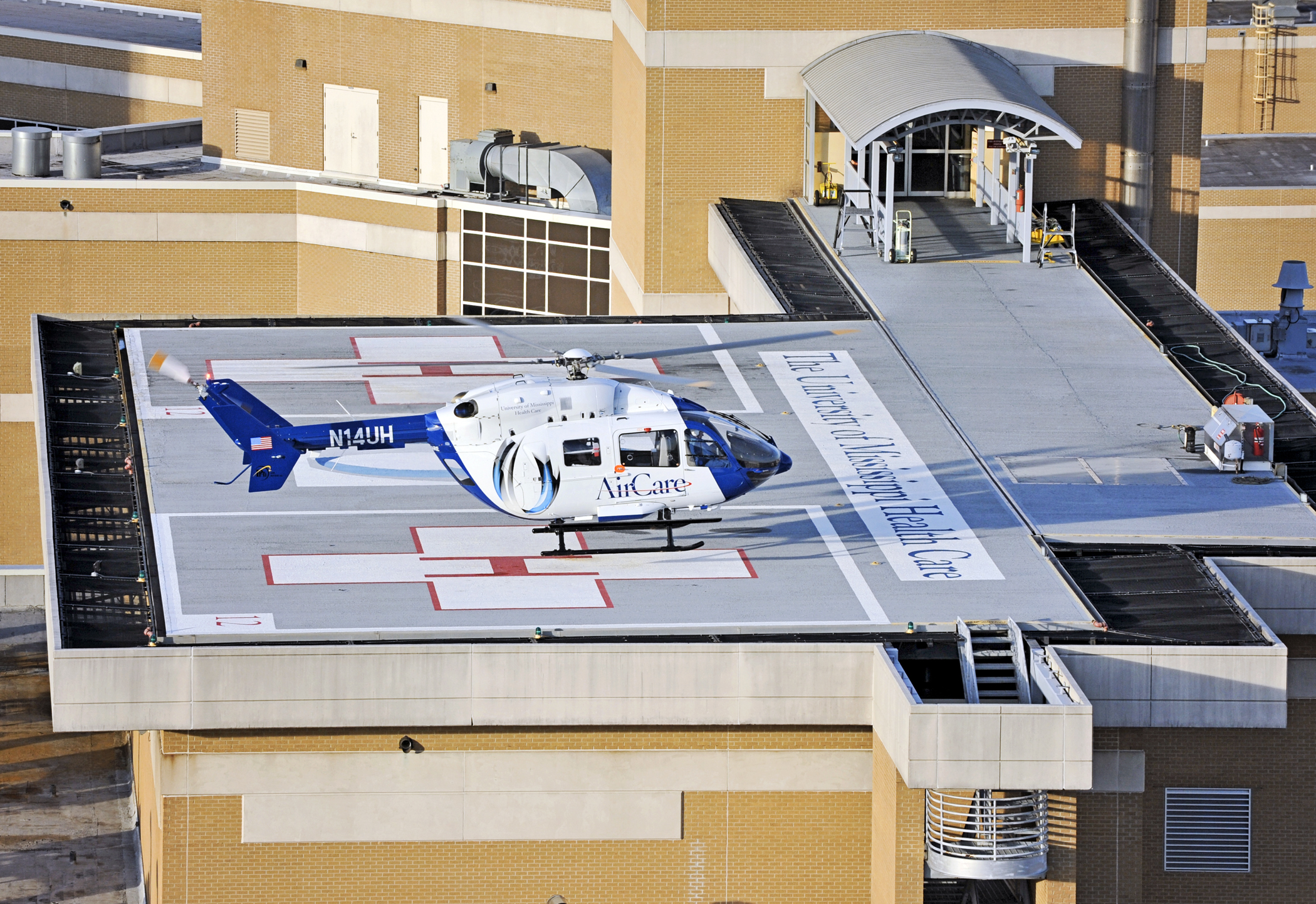 AirCare transport helicopter