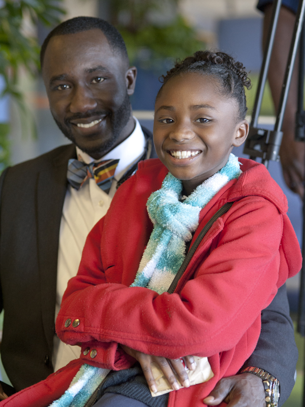 Mayor Yarber with daughter Toni Michelle