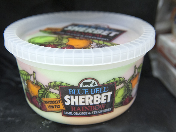 All Blue Bell Creamery products, including sherbet, are part of an April 20 nationwide recall in the wake of Listeria bacteria contamination at some Blue Bell factories.
