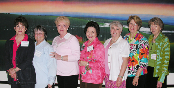 McCormac, third from left, with fellow members of the Class of 1965 at a 2010 alumni dinner.