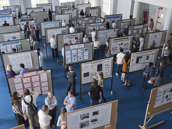 View of activities during the poster presentation during the School of Graduate Studies Research Day 2015
