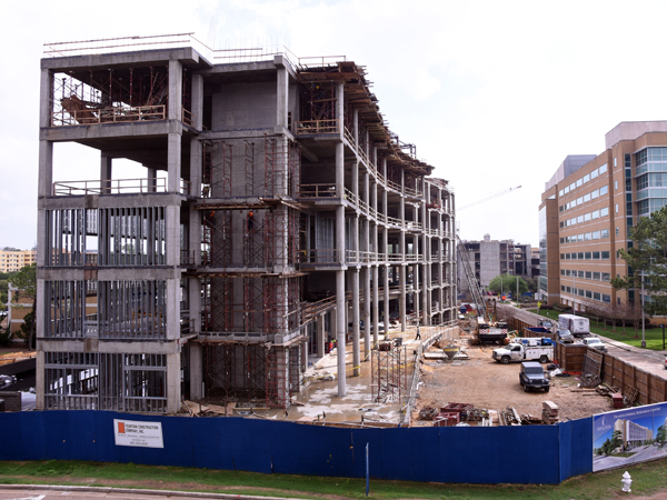 Construction of the new Translational Research Building.