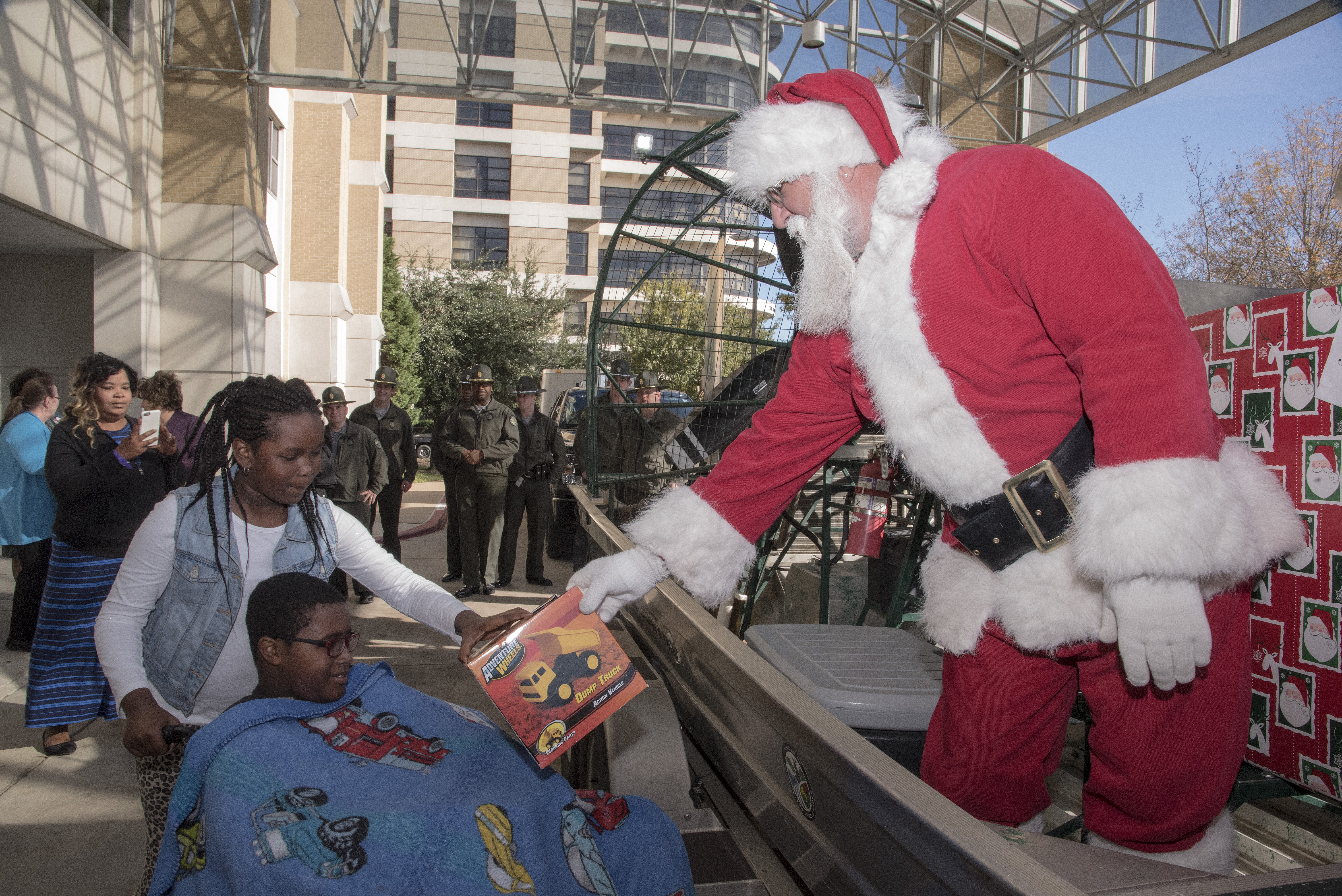 MDWFP officers, Santa wrap up Christmas for Batson - University of