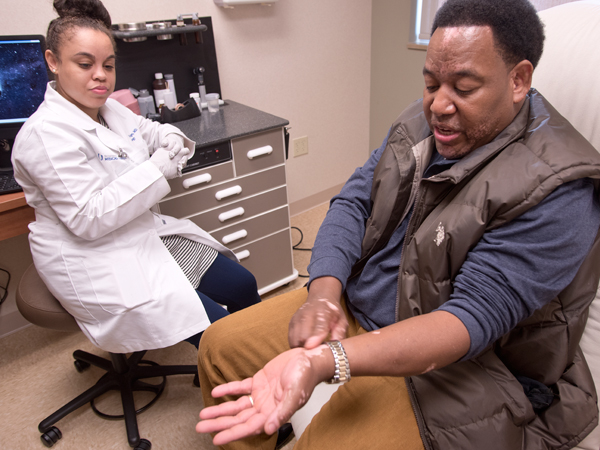 Vitiligo treatments help patients get through rough patch