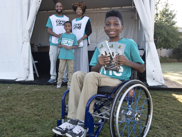 Patient-athlete among those greeting Sanderson Farms Championship fans