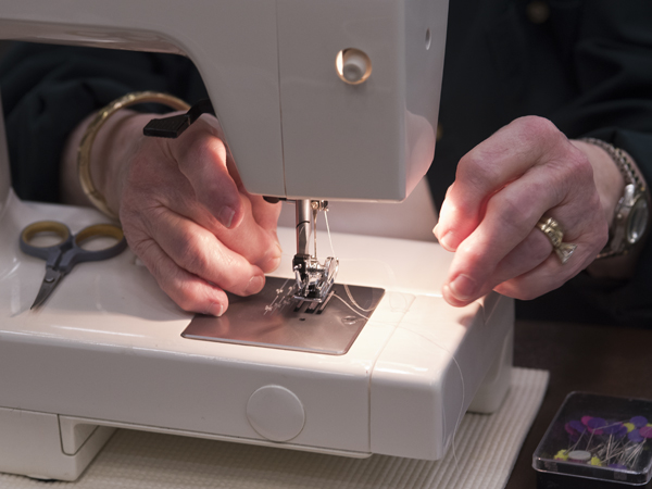 Skillful hands create heirlooms at Christ United Methodist Church, where seamstresses volunteer each week to sew gifts for Batson Children’s Hospital patients and families.