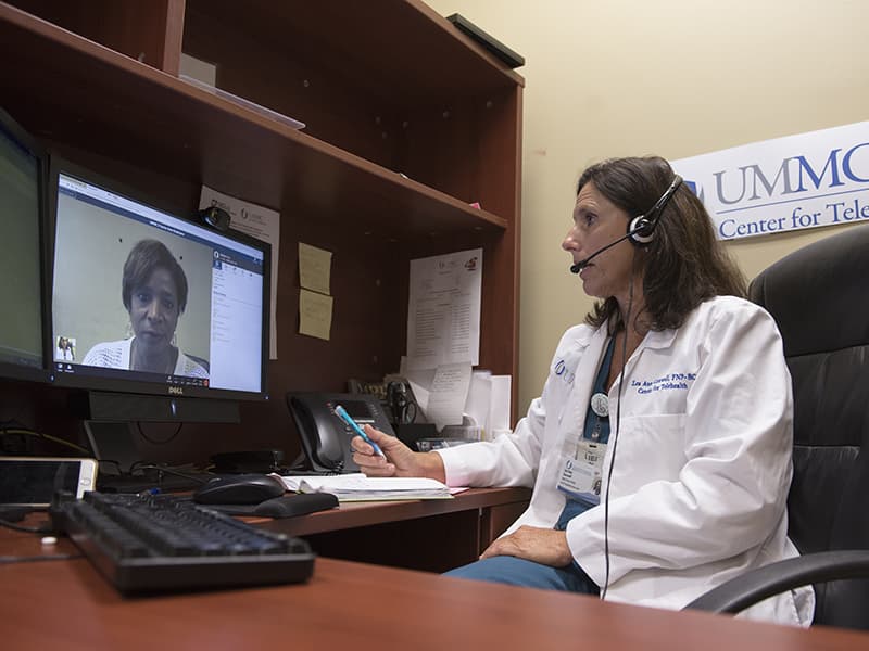 Health care provider visit just clicks away with UMMC telehealth benefit