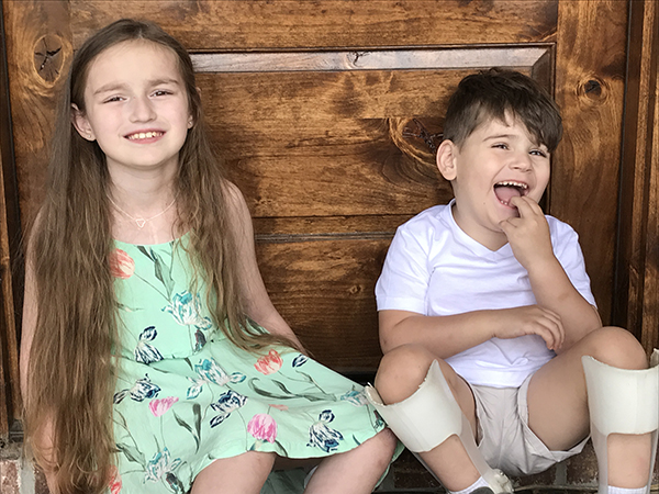 Siblings Caroline and Luke Puckett have both needed expert care at Batson Children's Hospital.