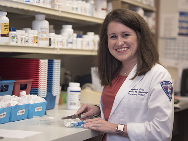 #UMMCGrad17: Sollis goes from cheerleader to leader in School of Pharmacy