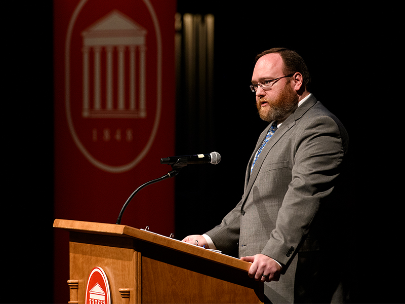 Dr. Jonathan Wilson, UMMC chief administrative officer, is a leader of the disaster resilience constellation in the University of Mississippi's Flagship Constellations Initiative.