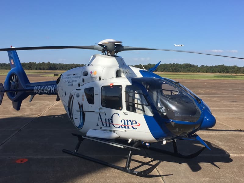 AirCare 4, the newest addition to the AirCare medical helicopter transport, is based in Greenwood.