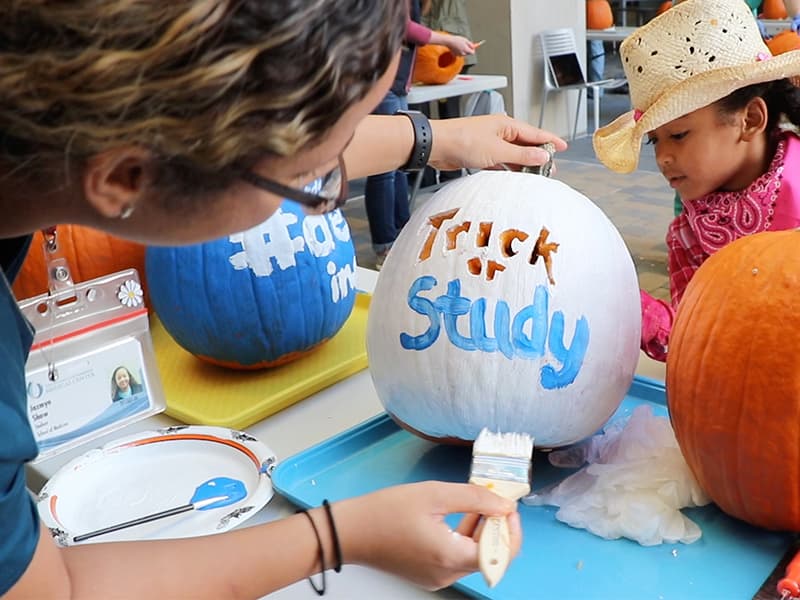 Video: Pumpkins serve as M1s' next patients