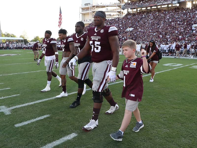 'Kid Captains,' MSU, Ole Miss prove winning combination