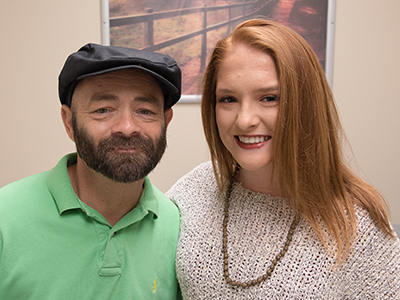 Amelia Murphree has been with dad Tim every step of the way in his journey to receive a pancreas-kidney transplant.