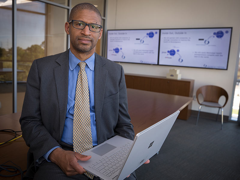 Terrence Hibbert, director of innovation, said the HIT Center will help "move the needle" toward solving some of Mississippi's greatest health challenges.