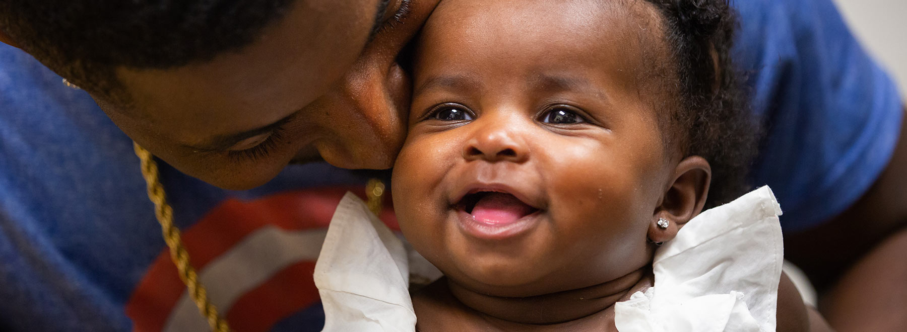 Kadence Lane can now hear the voice of her father, Rashaun Lane, and other family members thanks to cochlear implants.