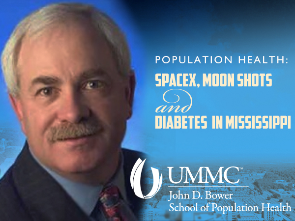 Fred Goldstein, founder of the population health consulting firm Accountable Health, will present the second annual Distinguished Population Health Lecture “SpaceX, Moon Shots and Diabetes in Mississippi” April 13 at noon in the SHRP conference room.