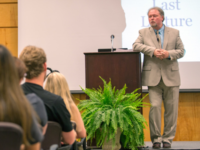 Ramsey's message to students was to empathize with the patients they care for.