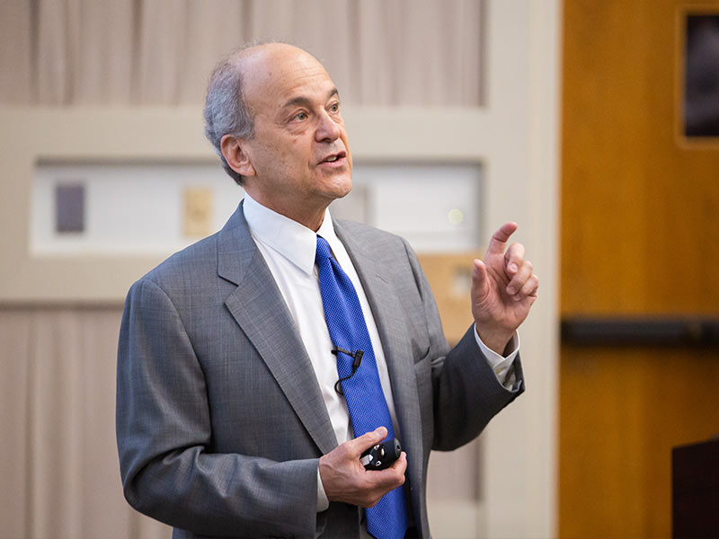 Dr. Mark Chassin, president and CEO of the Joint Commission, visited UMMC June 18 to talk about patient safety and quality performance.