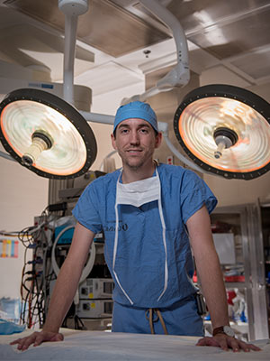 Dr. Colton Lee, surgery intern, realizes that surgeons typically believe they "can fix almost anything. I want to be able to know when to ask for help."