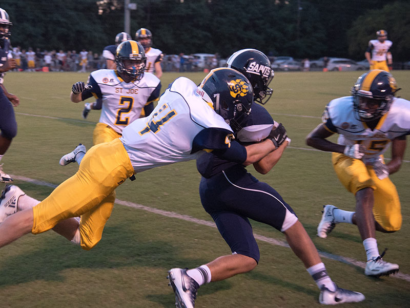 Injuries can happen on every play in a high school football game, with the severity sometimes unknown until later in the evening. (File photo)